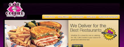 Web developer portfolio: Online catering web development