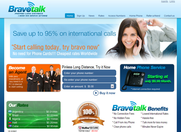 VoIP Company Website - VoIP Company Website Design - Communication Company Website -Telephony Company Website Design