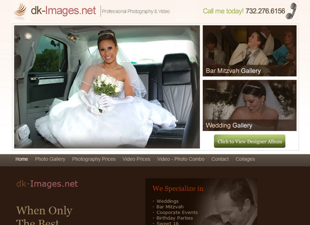 Photography Web Design And Development Photographer Web Design