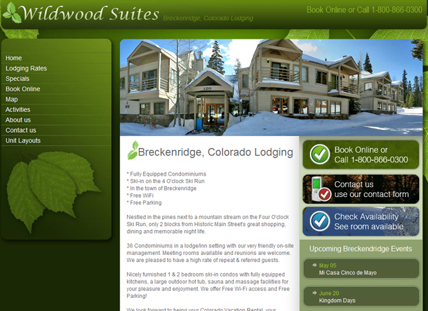 Lodging Web Design - Lodging Web Development - Inn Web Design - Hotels Web Design